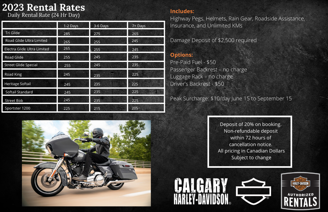 Rent A Harley Davidson Calgary Harley‑Davidson® Alberta